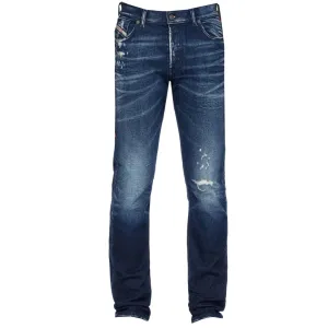 Diesel Mens D-Sark 007R8 Denim Jeans Blue