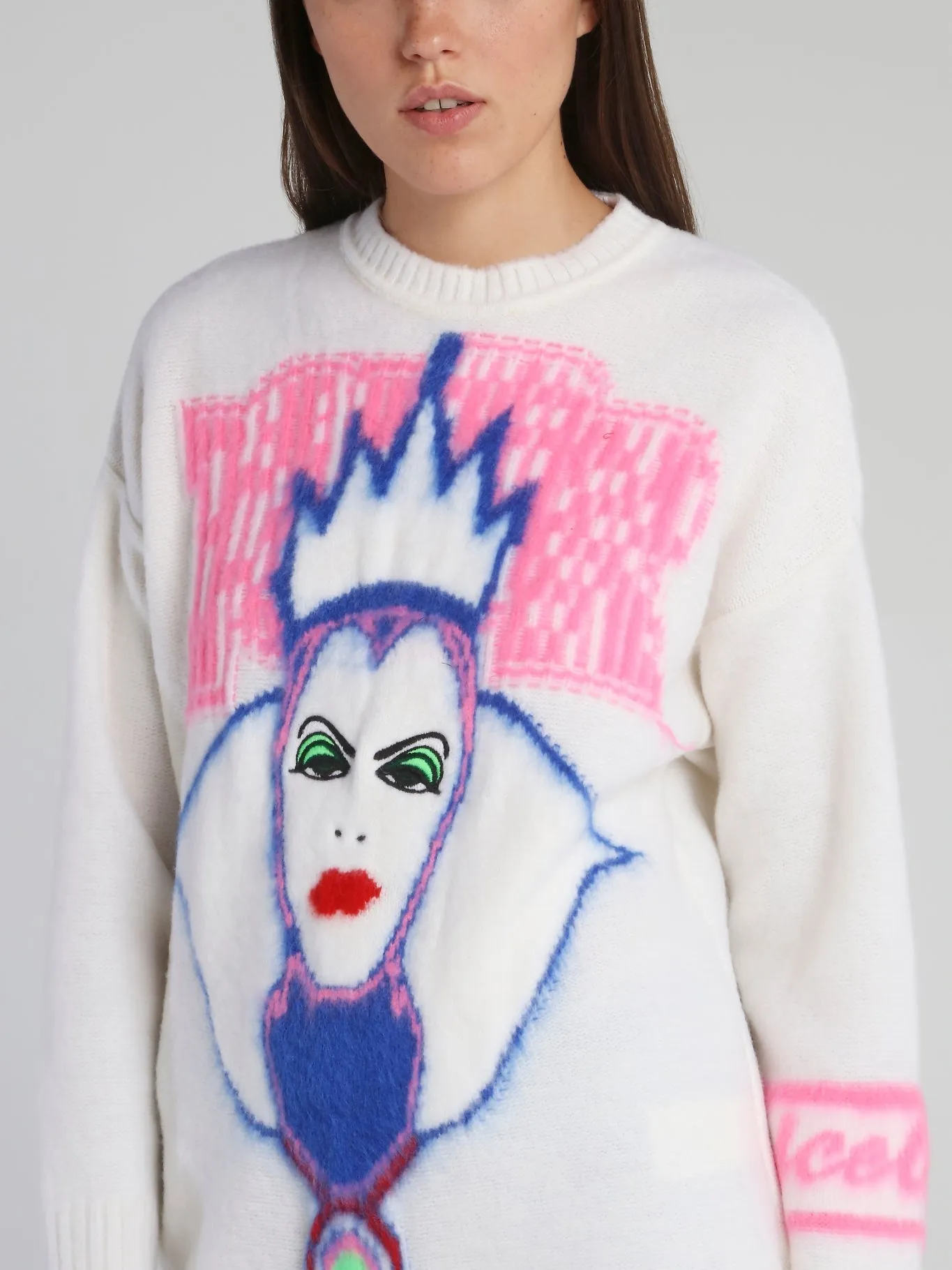 Disney Evil Queen White Knitted Sweater