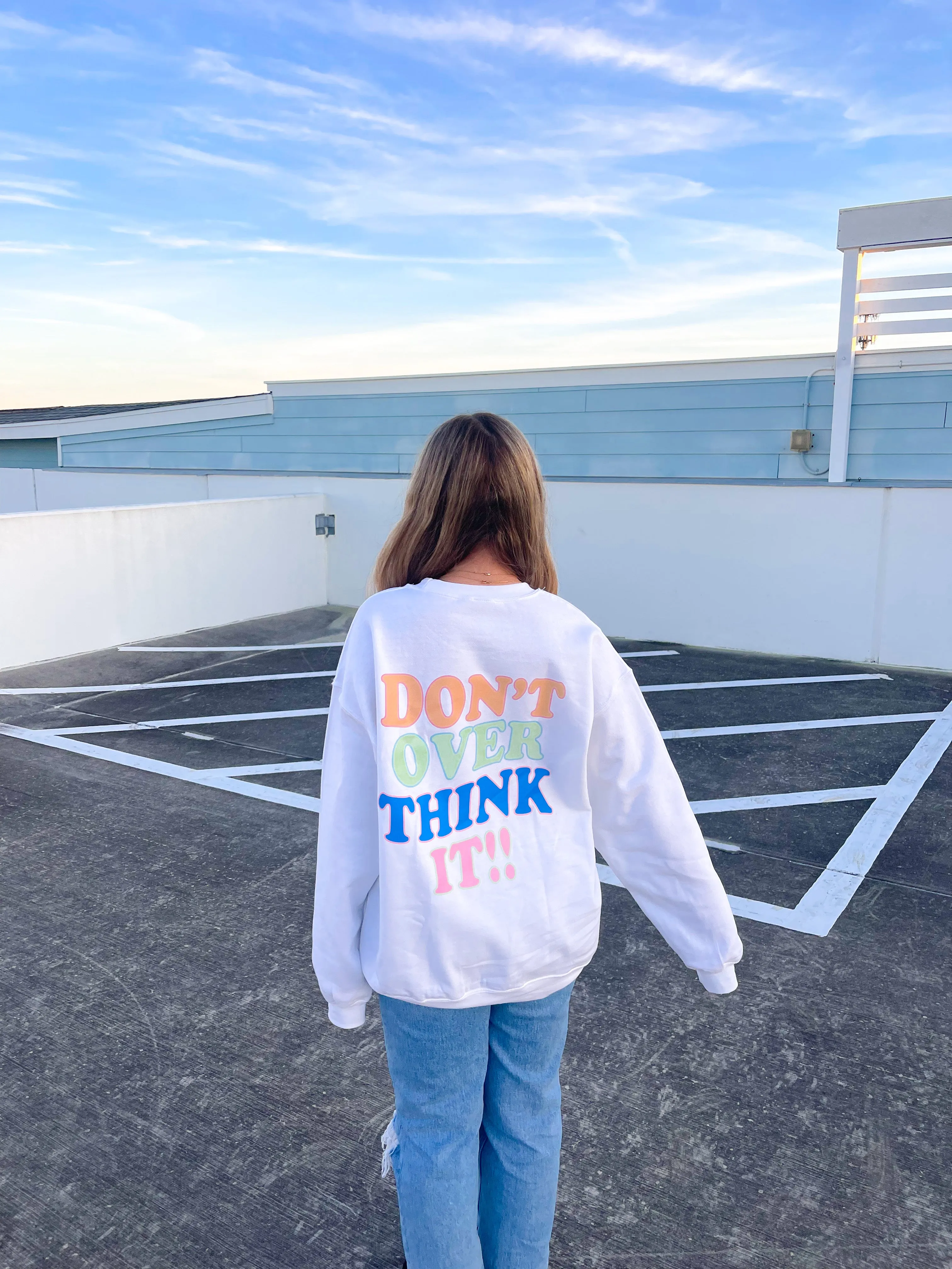 DON'T OVERTHINK IT CREWNECK