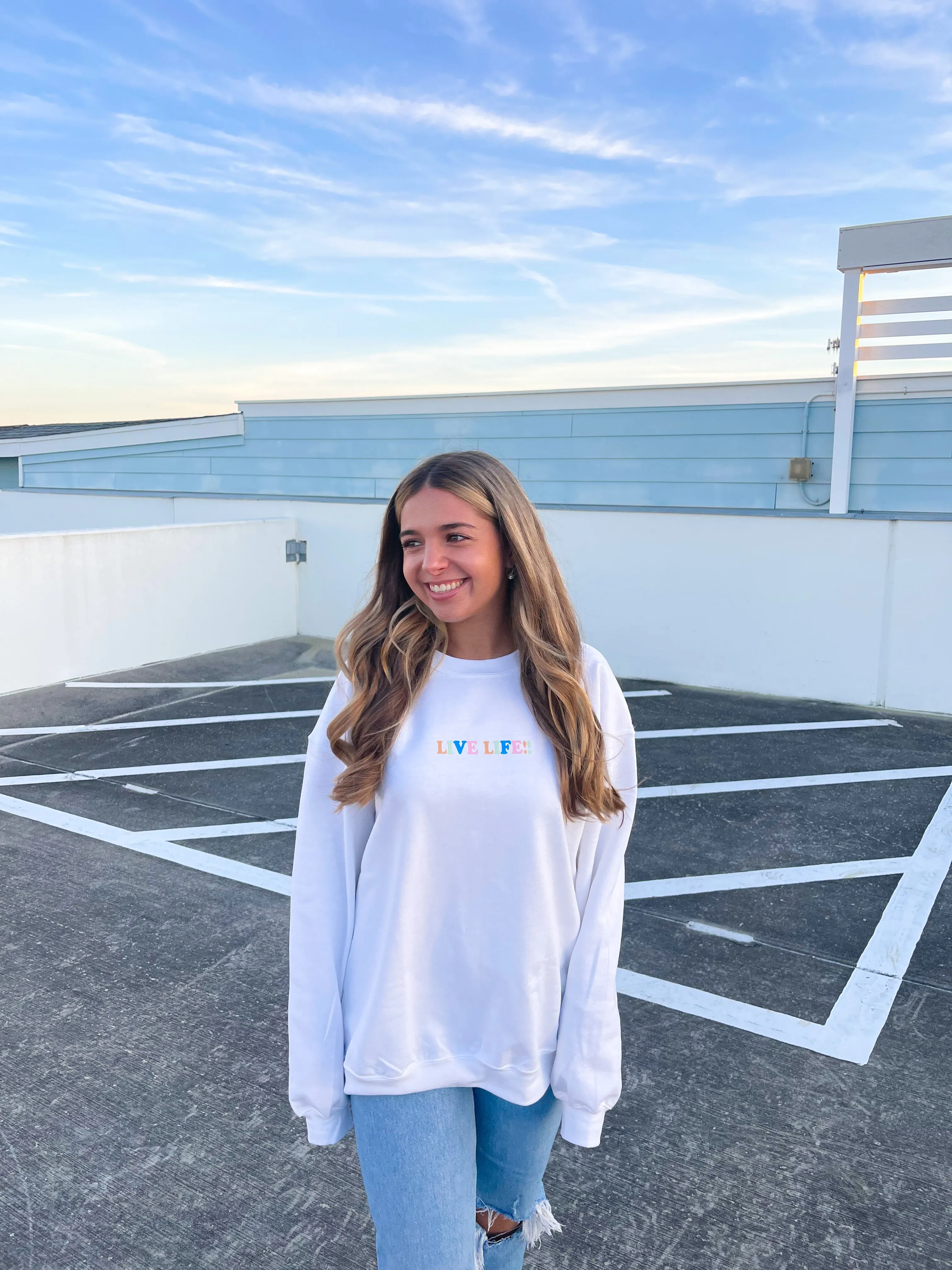 DON'T OVERTHINK IT CREWNECK