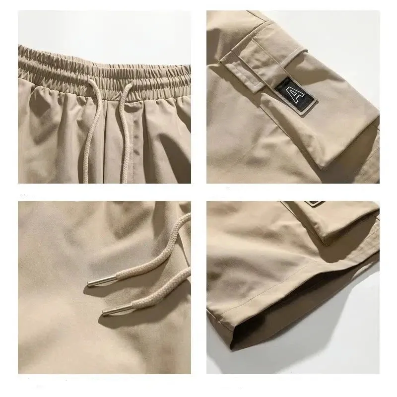 Drawstring Cargo Shorts