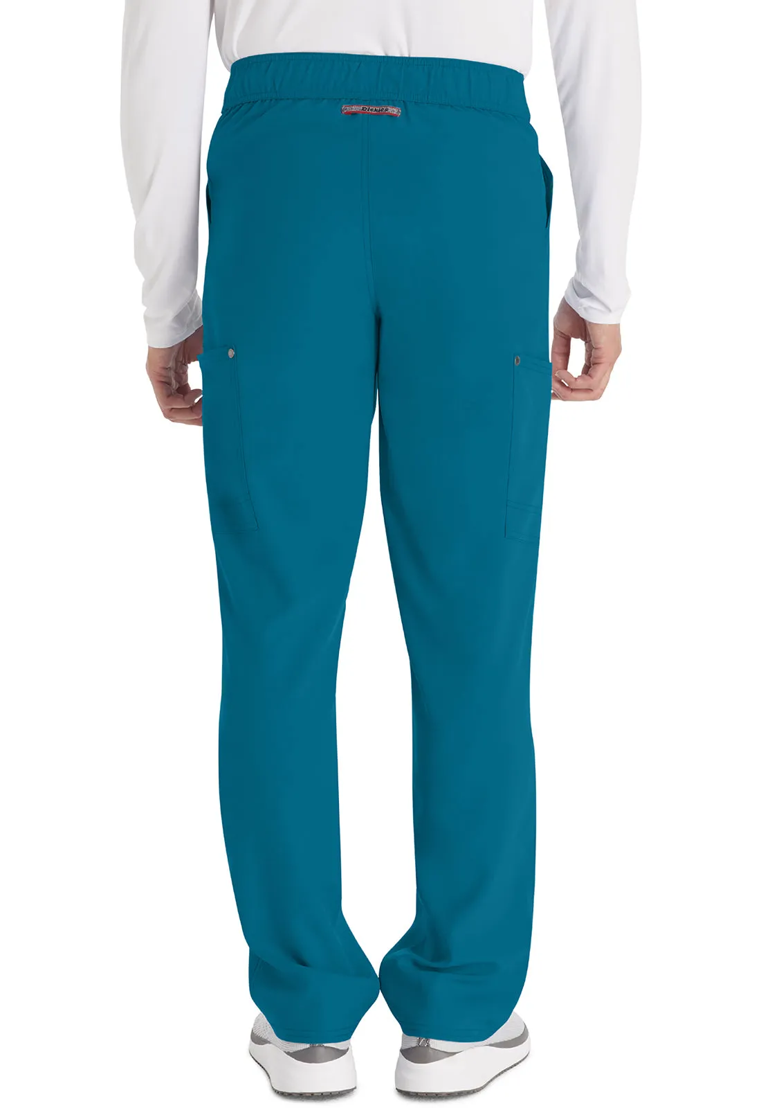 EDS NXT DK216 Men's Mid Rise Zip Fly Straight Leg Pants Caribbean Blue