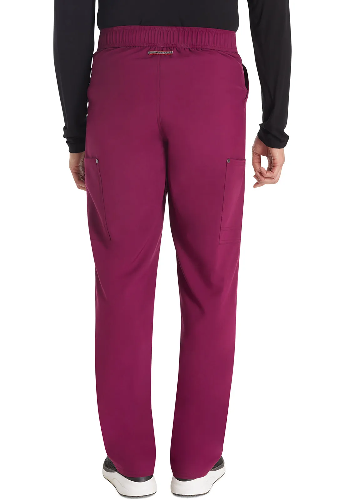 EDS NXT DK216 Men's Mid Rise Zip Fly Straight Leg Pants Wine