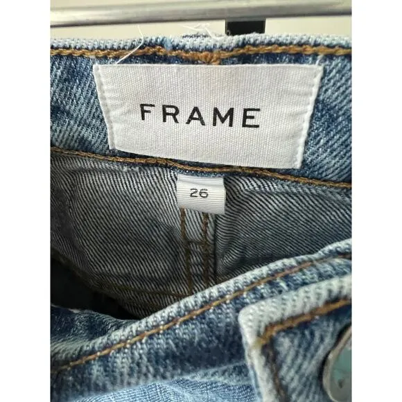 Frame Le Drew Bootcut Jeans in Cascade Blue