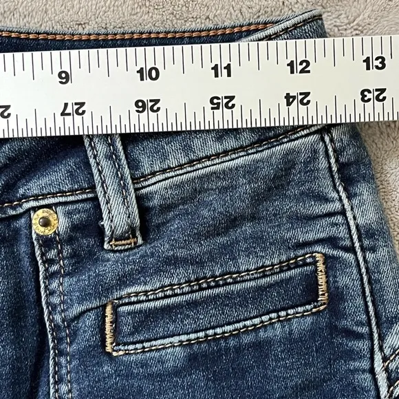 Free People We The Free Dark Wash Bootcut Jeans Size 24 Western Rodeo Boho