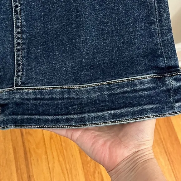 Free People We The Free Dark Wash Bootcut Jeans Size 24 Western Rodeo Boho