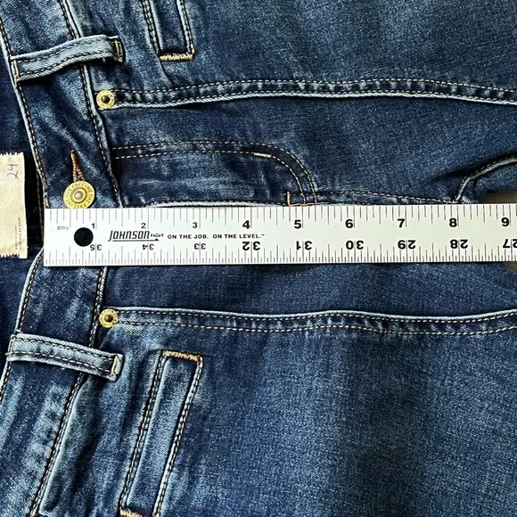 Free People We The Free Dark Wash Bootcut Jeans Size 24 Western Rodeo Boho