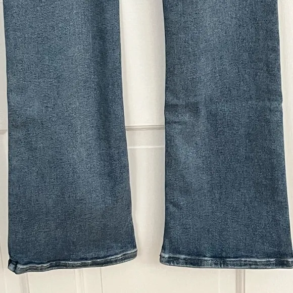Free People We the Free Shayla Boot Cut Denim Blue Jeans Size 25 Western Rodeo