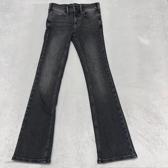 Free People We the Free Shayla Women's Jeans Black Mid Rise Boot Cut Size 26S