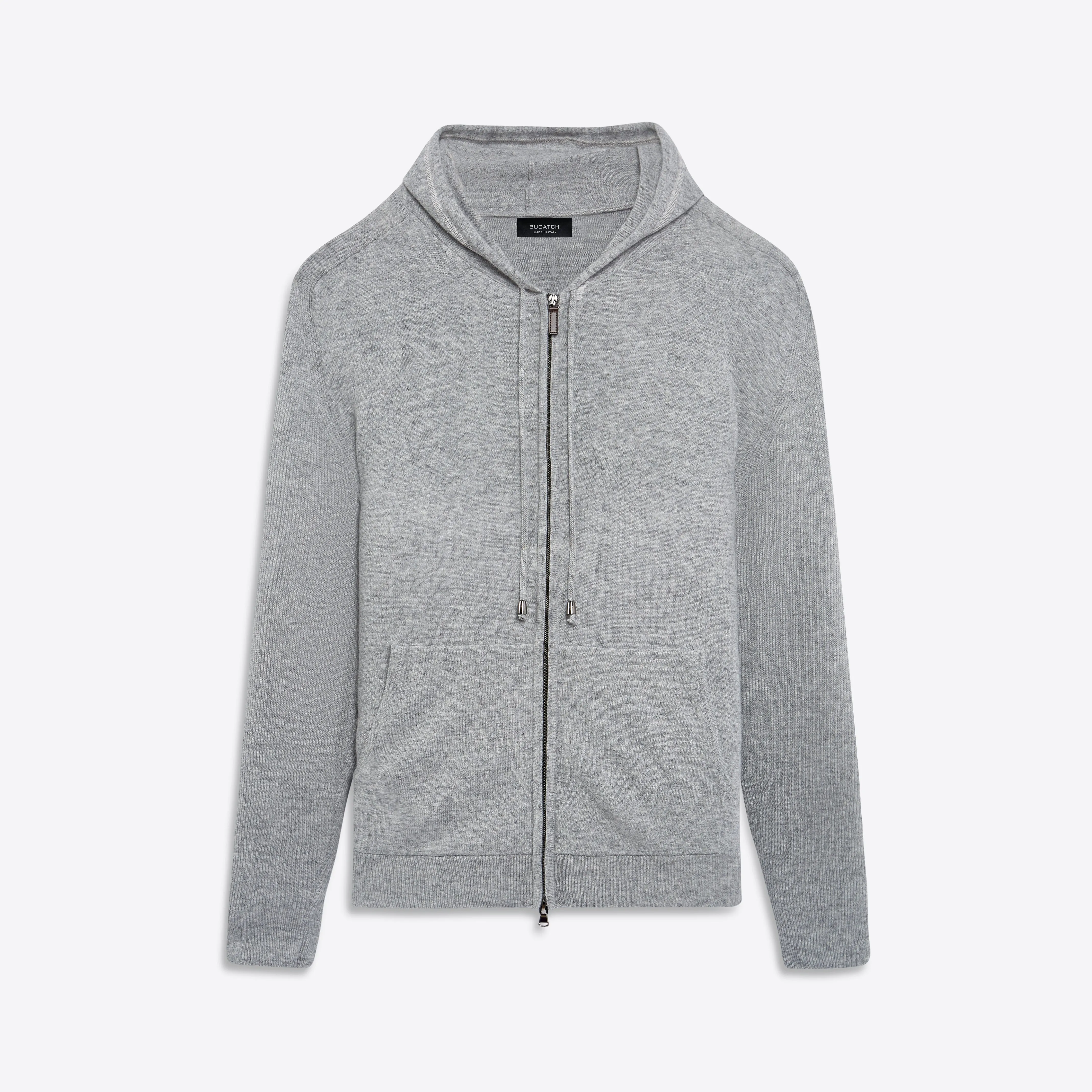 Full Zip Sweater With Hood