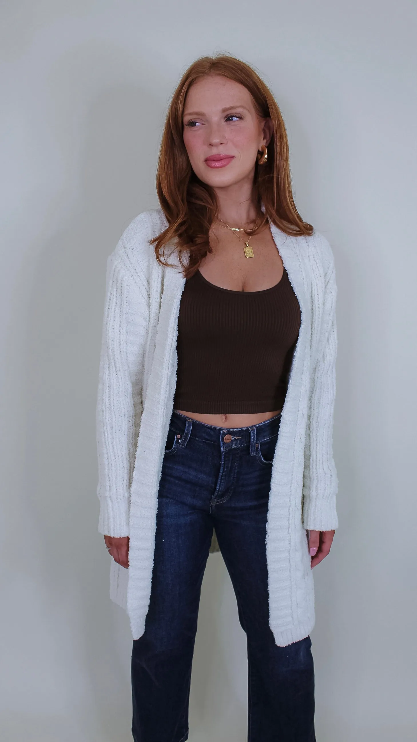 Gabi Ivory Cardigan