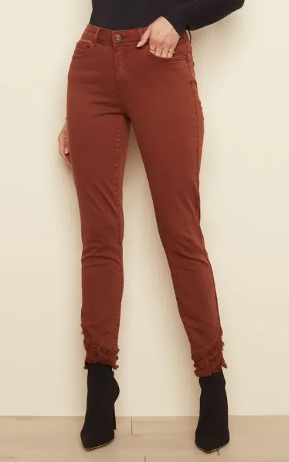 Ginger Ripped Hem Jean