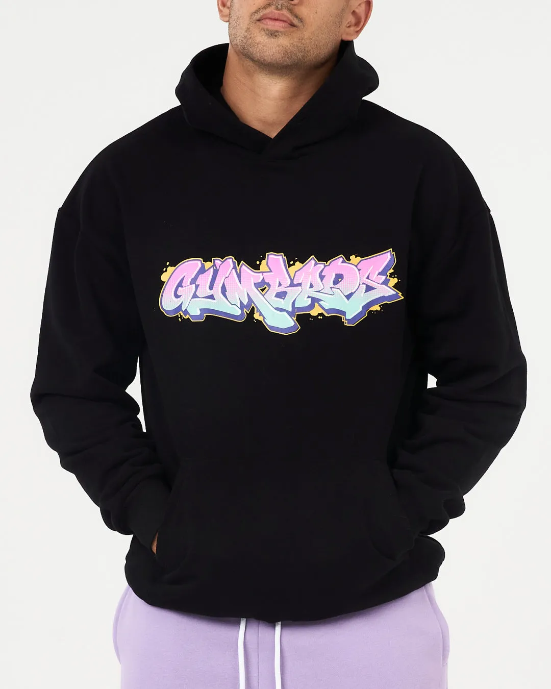 Graffiti Logo GYMBROs NFT Hood (Black)