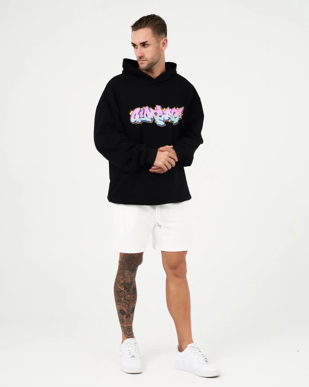Graffiti Logo GYMBROs NFT Hood (Black)