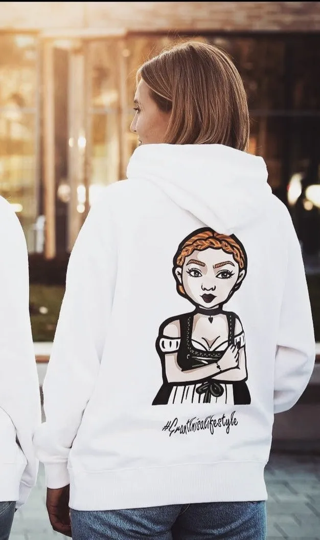 Grantlerin Backprint Oversized Hoodie