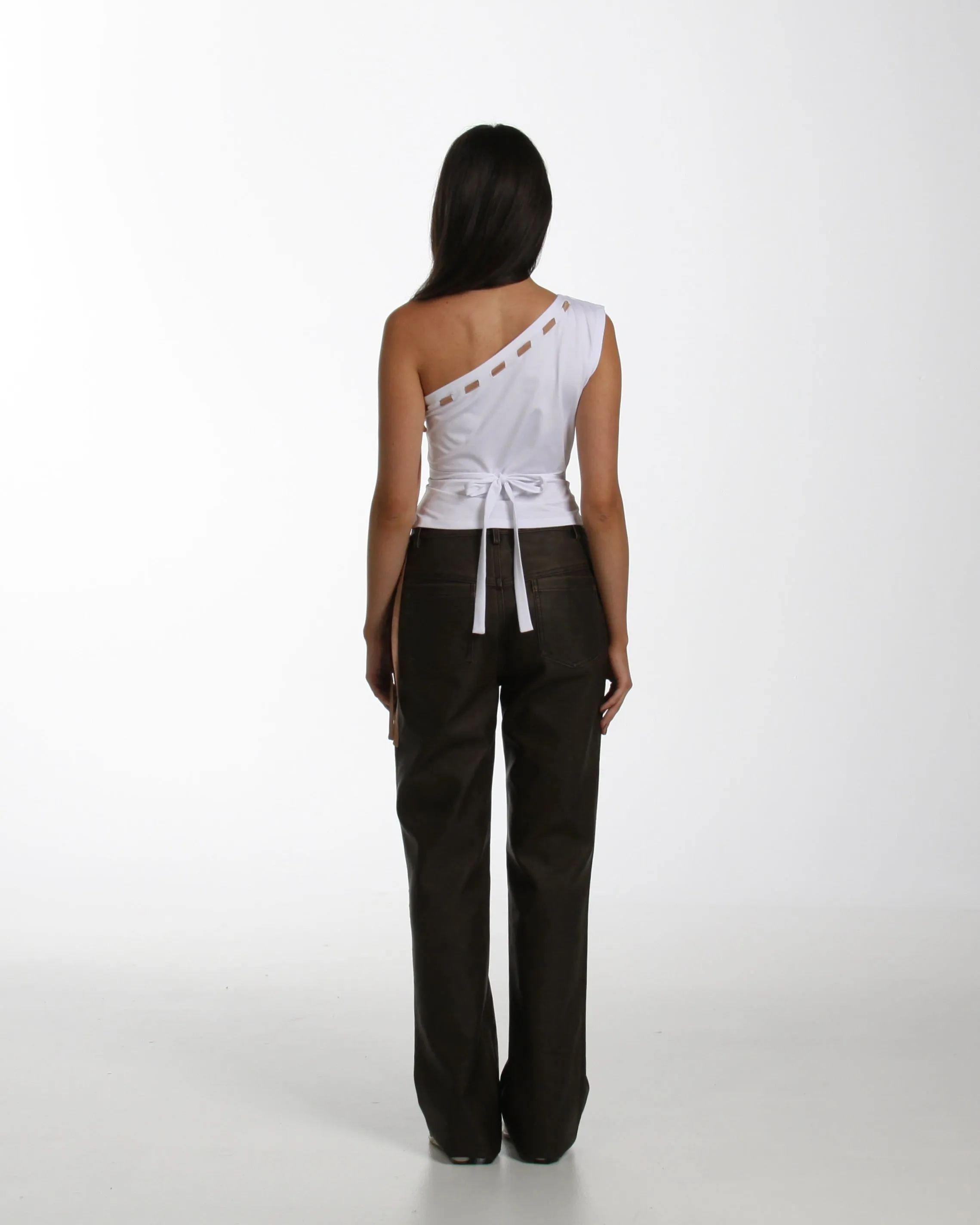 Harmony Pant in Washed Choc