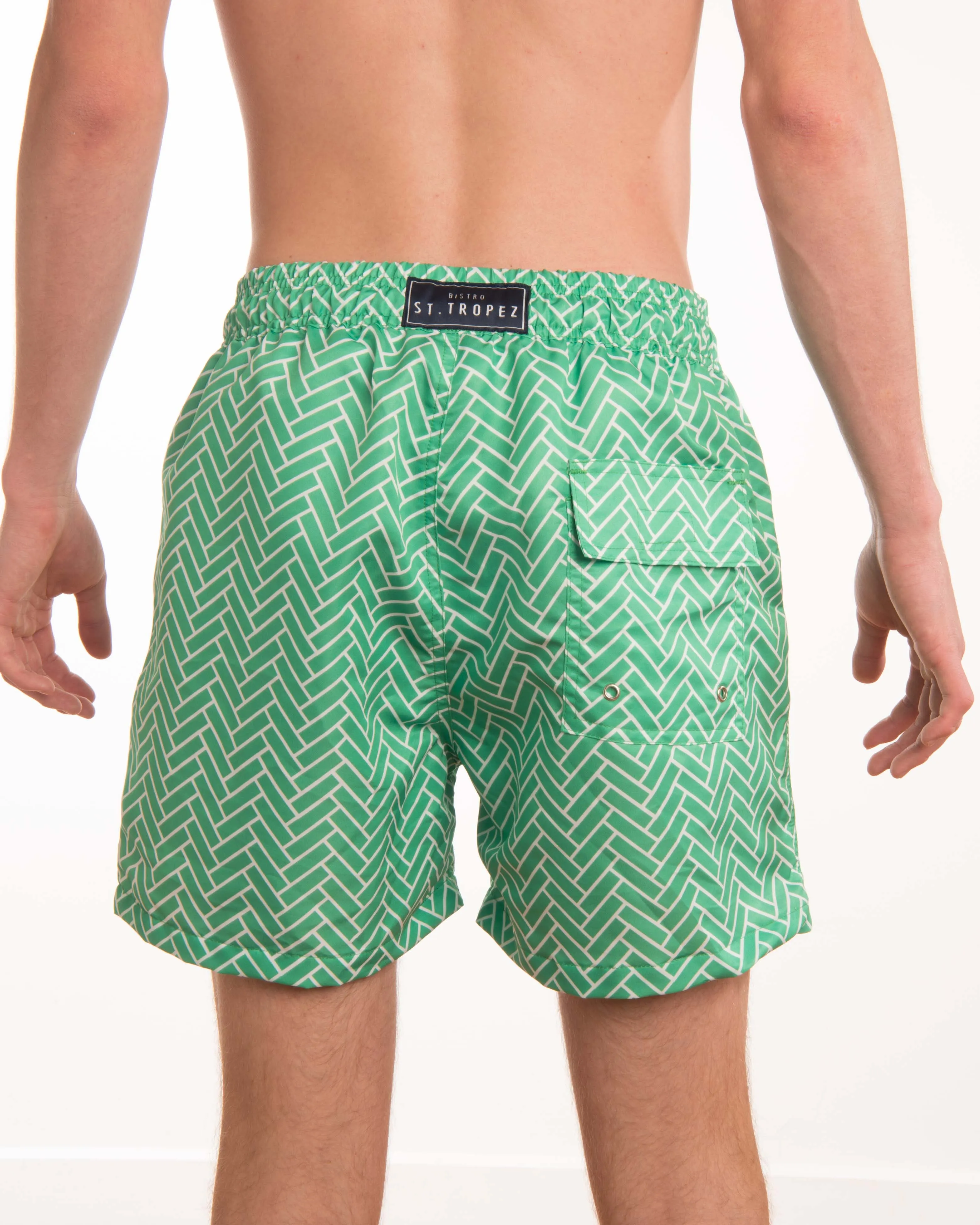 Herringbone Board Short
