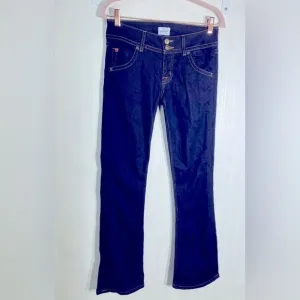 Hudson Dark Washed Signature Bootcut Jeans Sz 27
