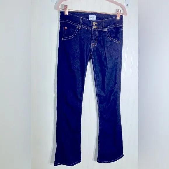 Hudson Dark Washed Signature Bootcut Jeans Sz 27