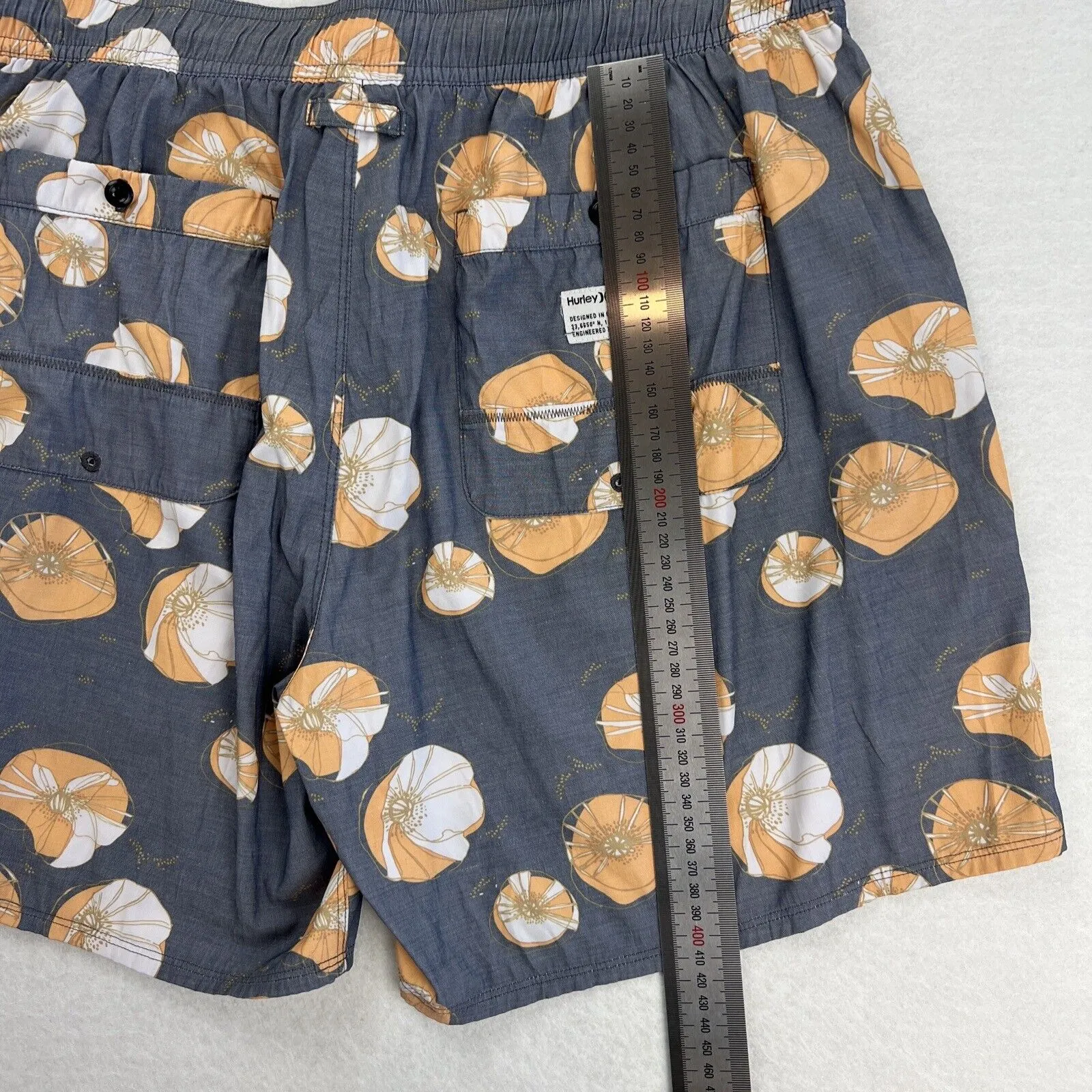 Hurley Mens Above Knee Board Shorts Boardies Swim Shorts Size 32