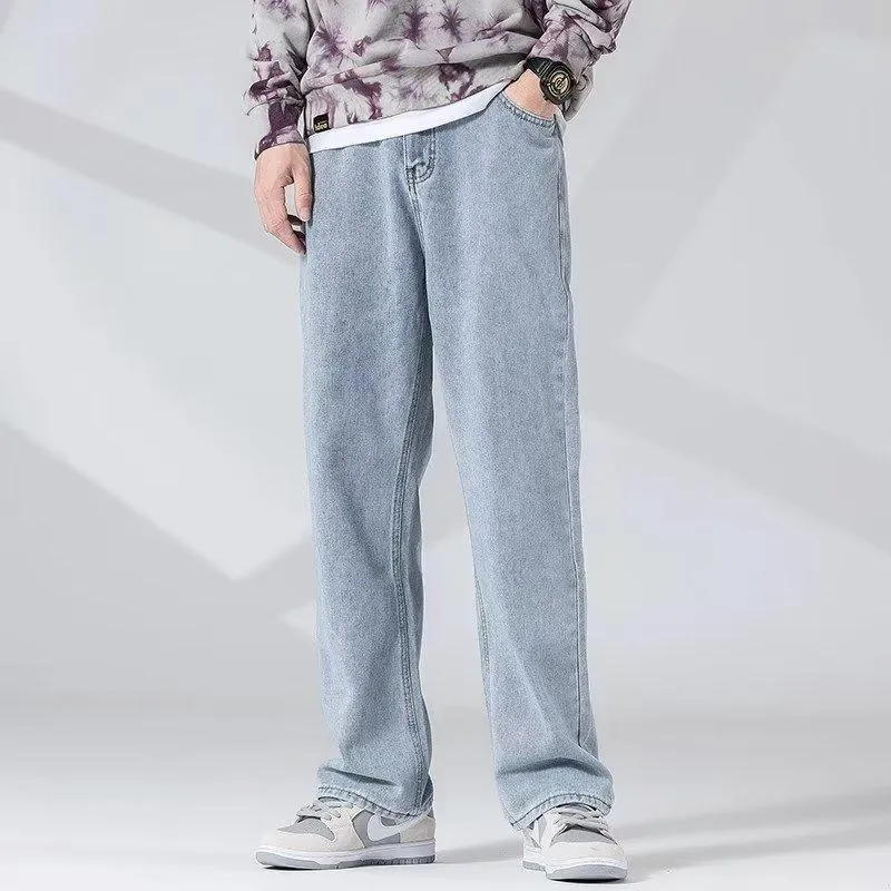INSTOCK-Large size men's jeans loose