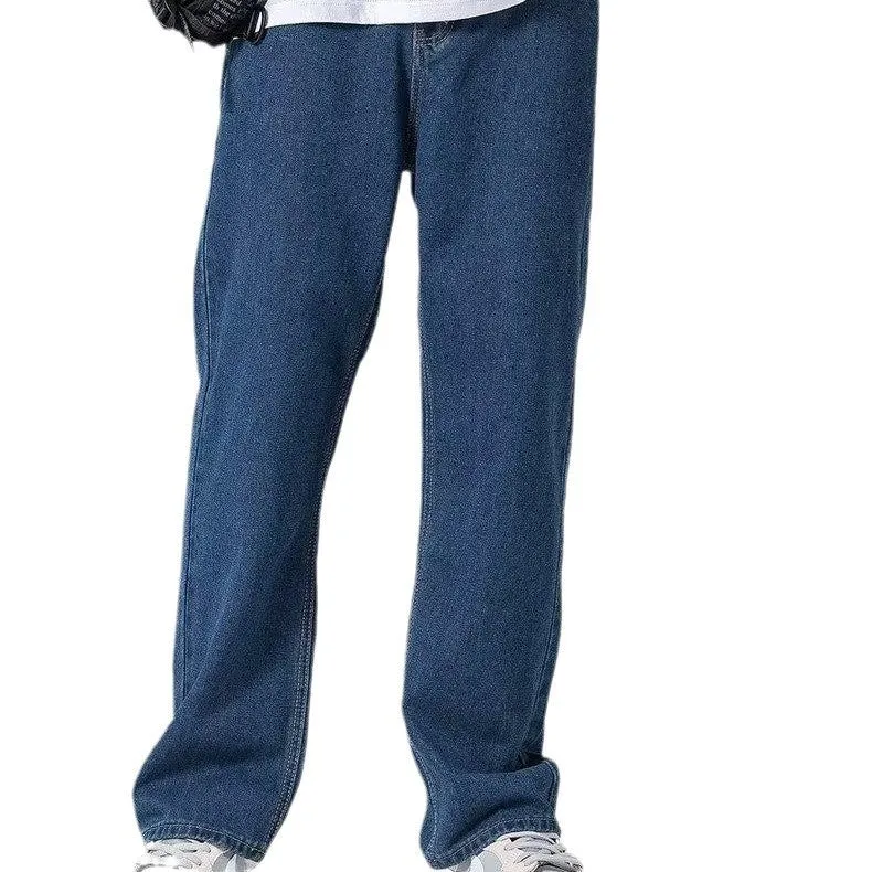 INSTOCK-Large size men's jeans loose