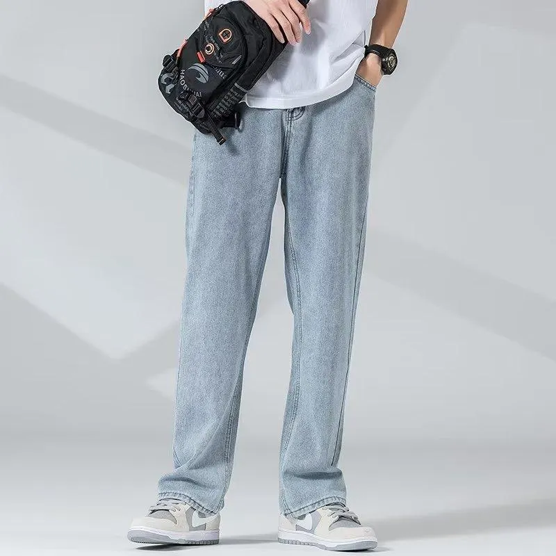 INSTOCK-Large size men's jeans loose