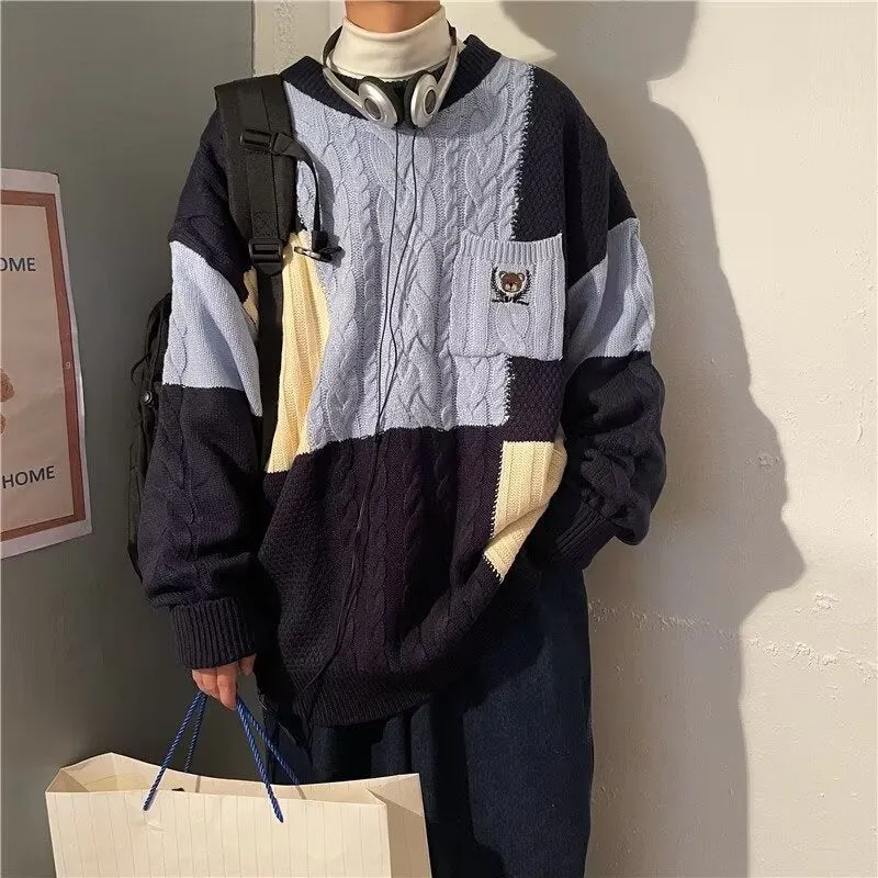 INSTOCK-Round neck sweater knitted sweater