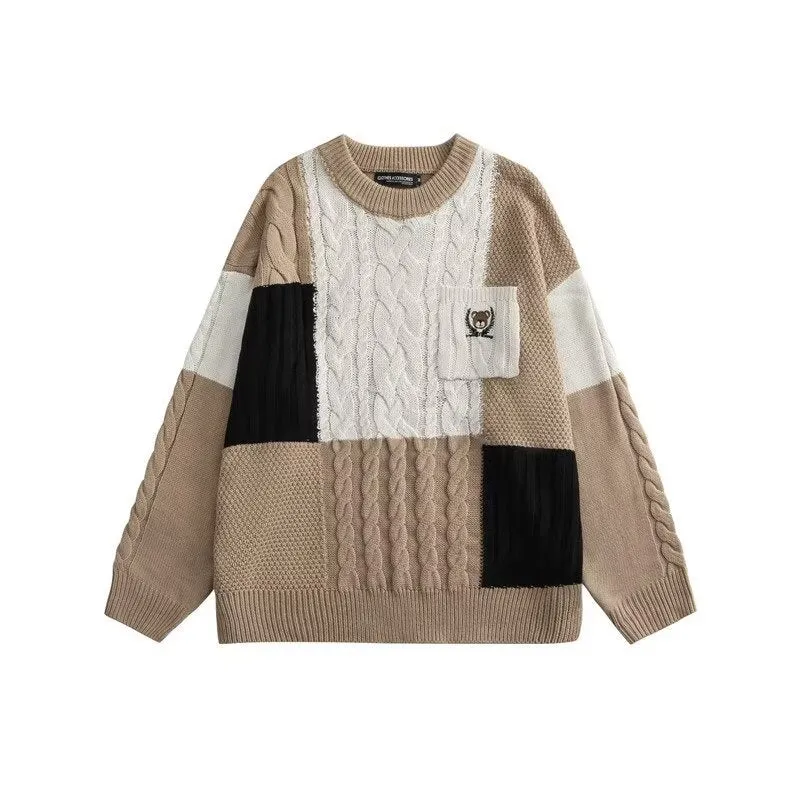 INSTOCK-Round neck sweater knitted sweater