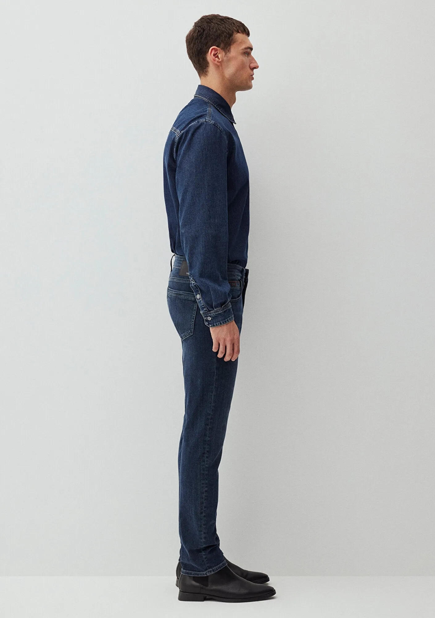 Jake Faded Indigo Mavi Black Jean Pants