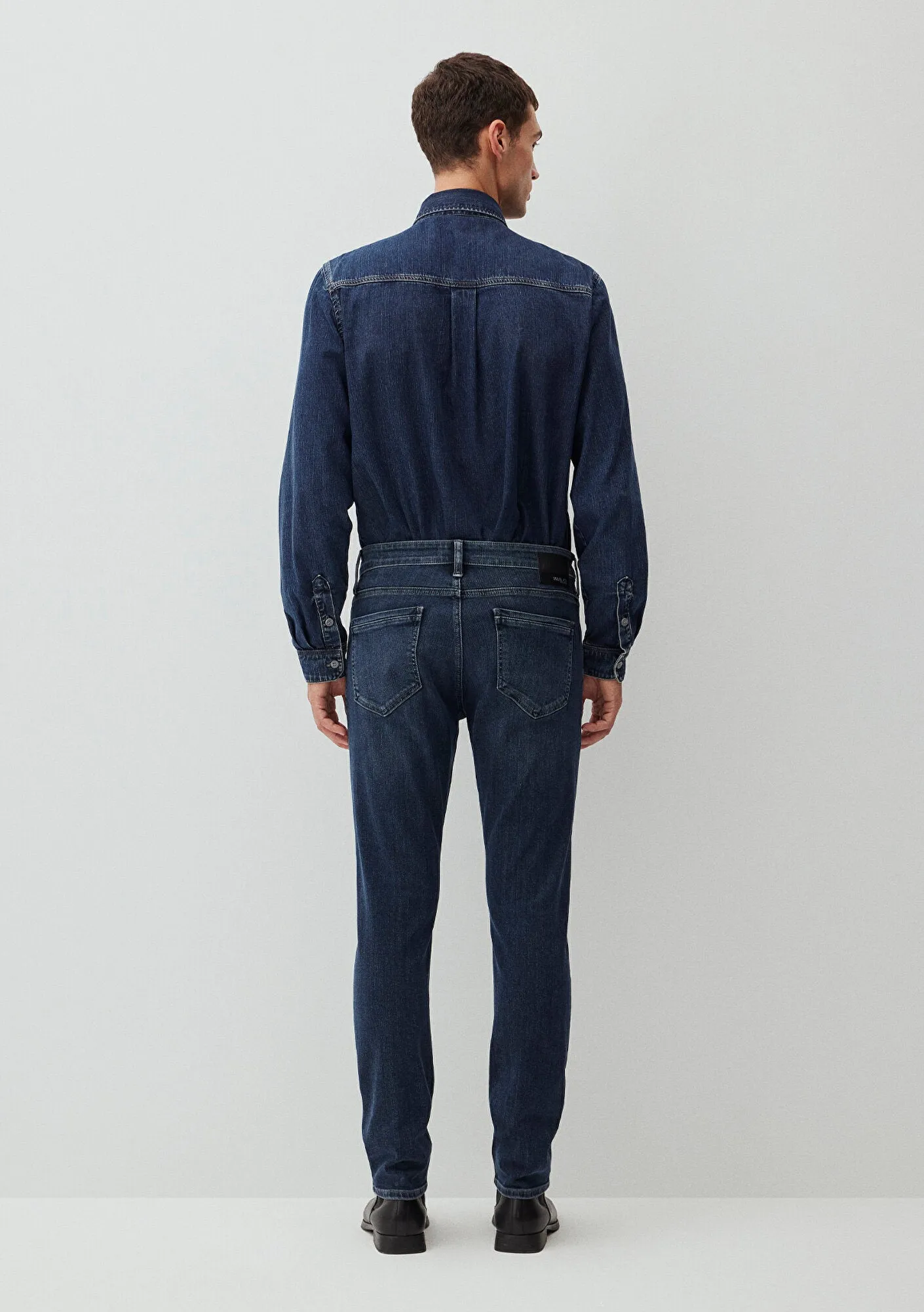 Jake Faded Indigo Mavi Black Jean Pants