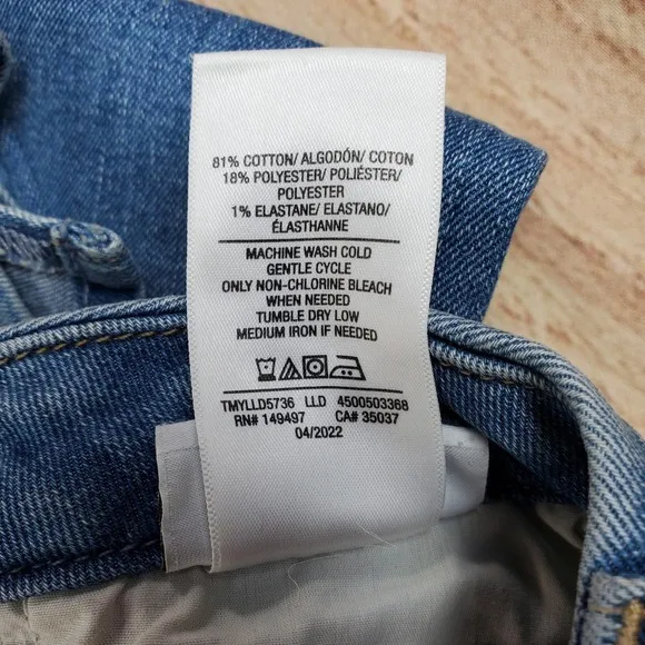 Joe's Jeans Womans 23 Blue Hi Honey Lovelight Destruct Curvy Boot Cut