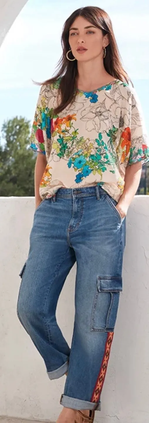 Johnny Was Sequence Halsey Top