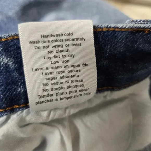 JUDY BLUE Jeans Bootcut High-Rise Raw Hem Frayed Bl Denim Stretch JB88604 Sz9/29