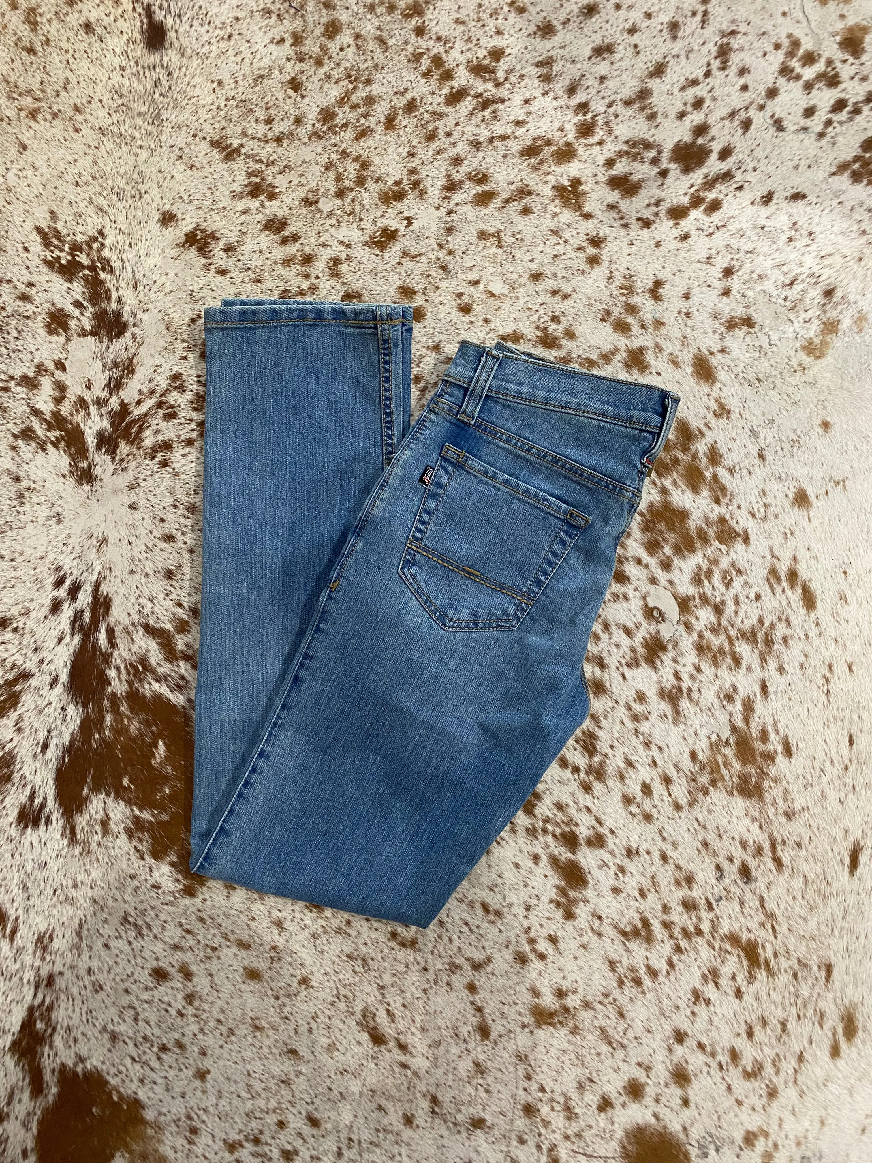 Justin J1 1879 Denim Men's Light Wash Modern Slim Bootcut Jeans