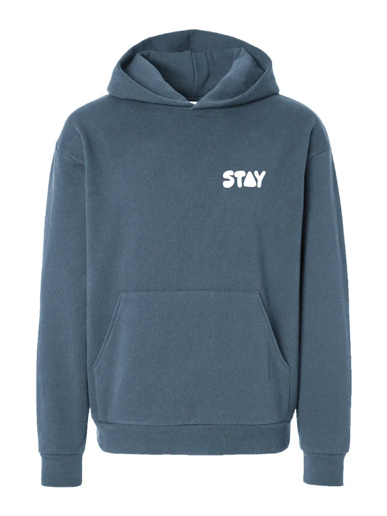 Keep On Trying Hoodie - Slate Blue
