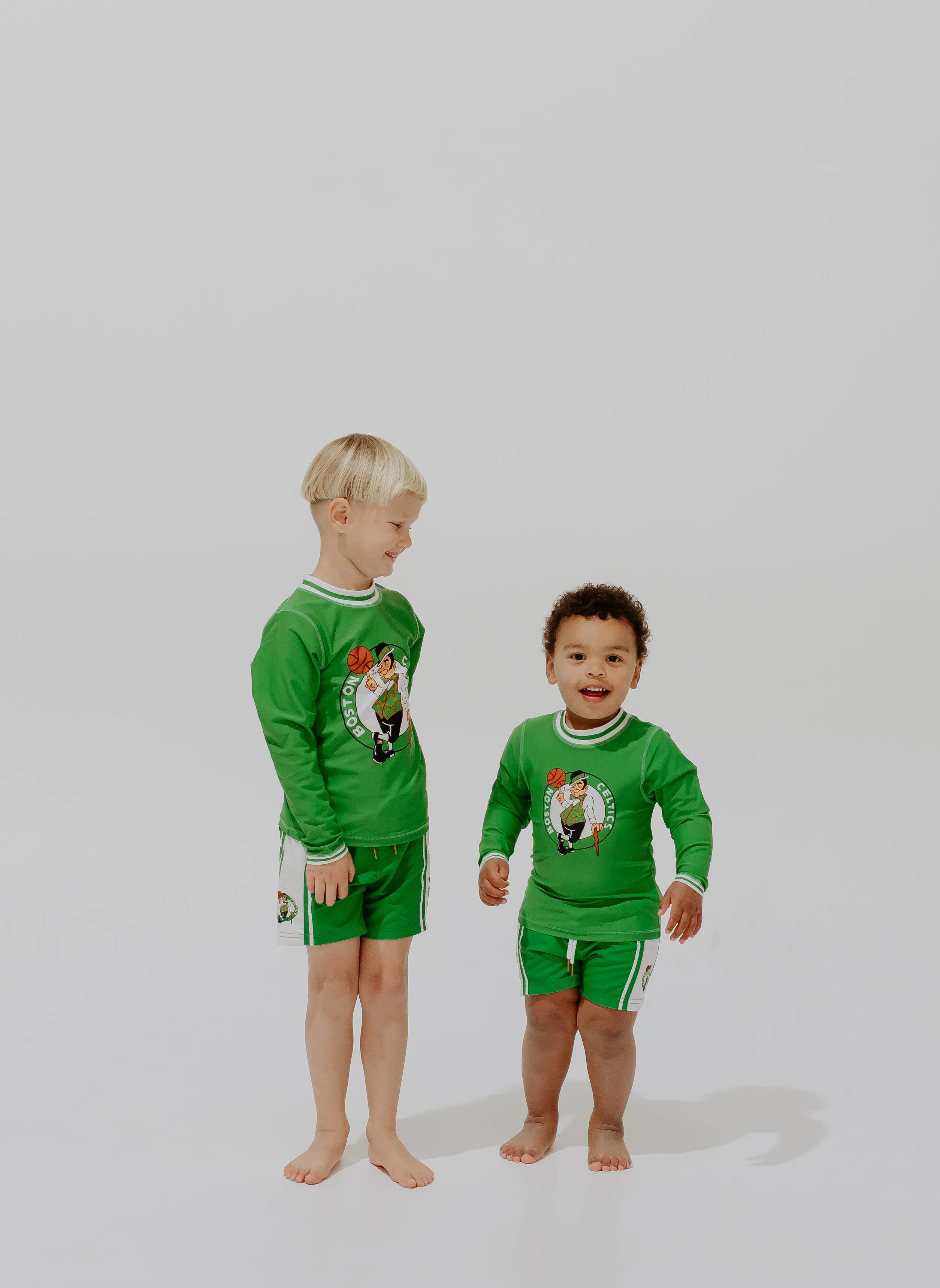 Kids Boston Celtics Board Shorts