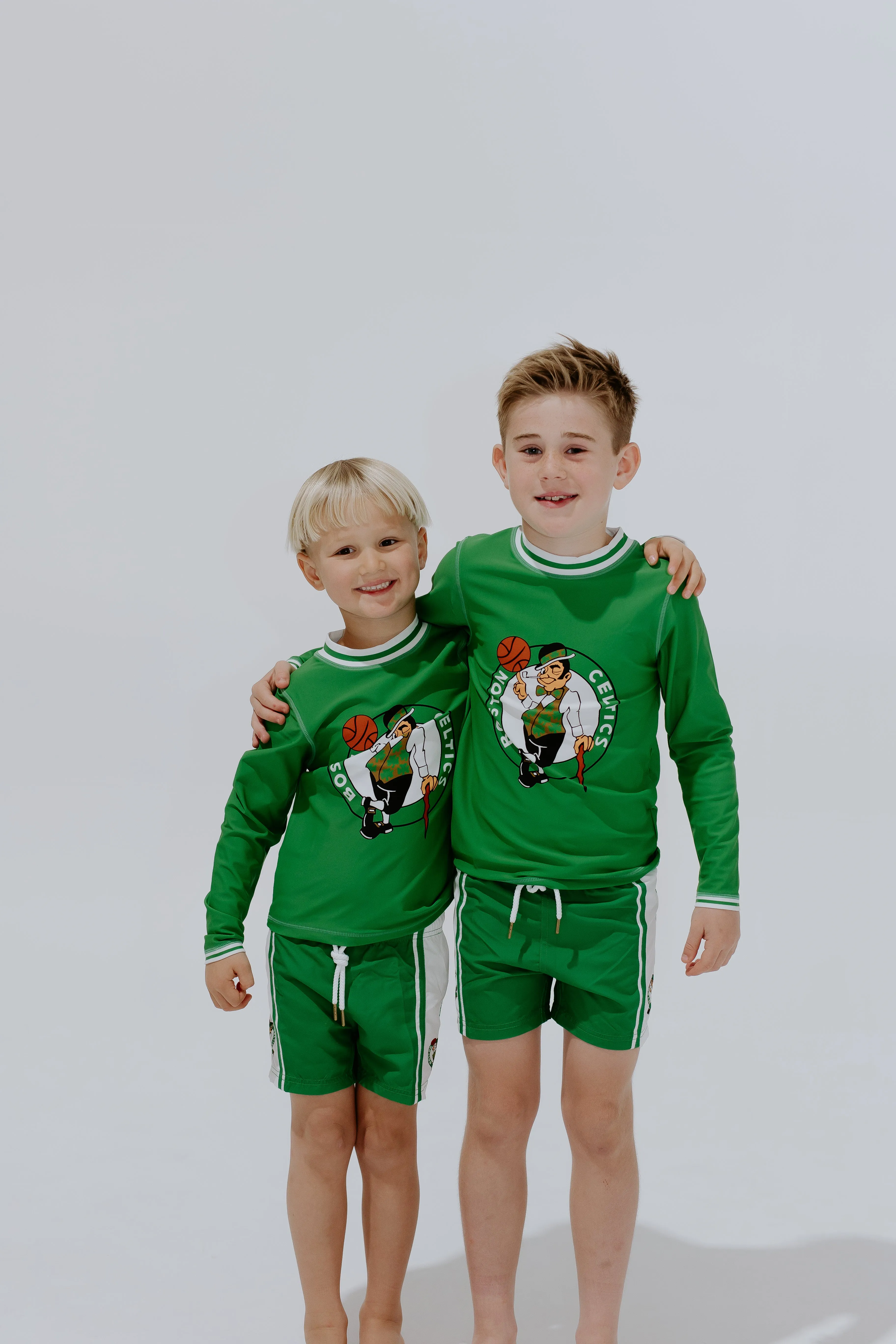 Kids Boston Celtics Board Shorts
