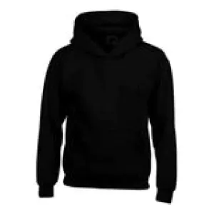 Kids Urban Road Black Plain Hoodie