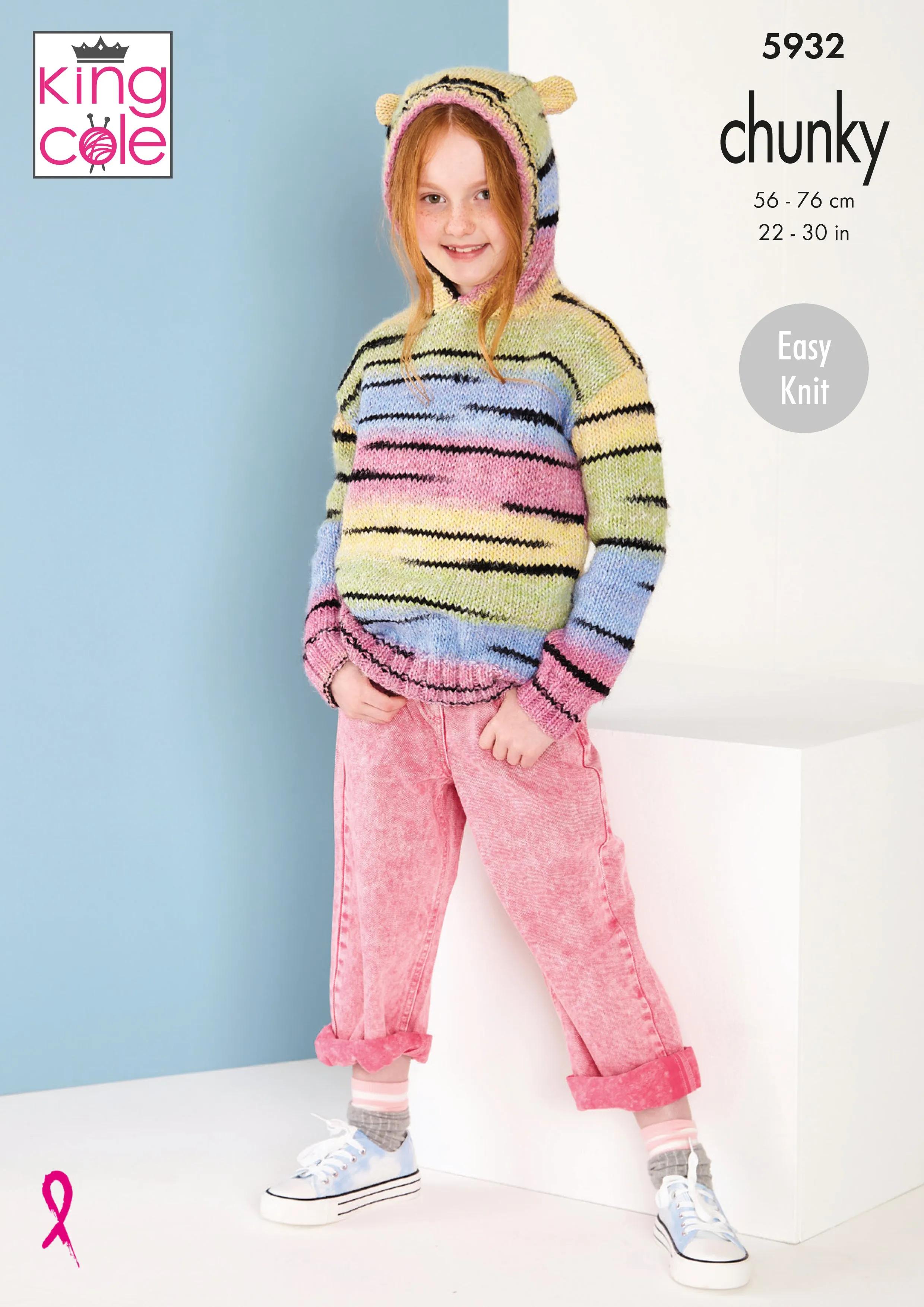 King Cole 5932 Childrens Sweater and Hoodie