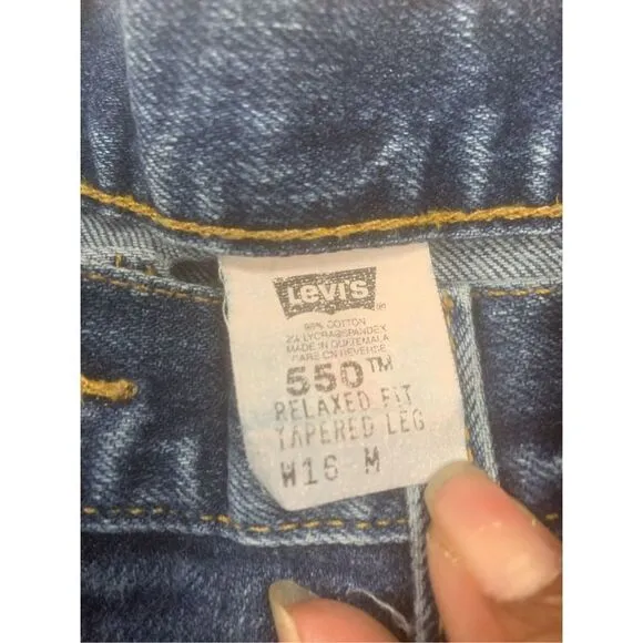 Ladies Vintage Levi's 550 Jeans