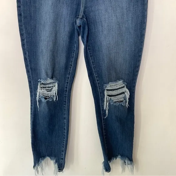 L’Agence High Rise Ripped Jeans Size 32