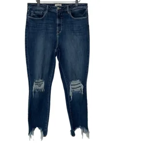 L’Agence High Rise Ripped Jeans Size 32