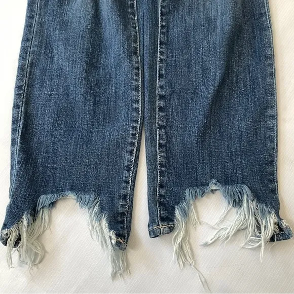 L’Agence High Rise Ripped Jeans Size 32