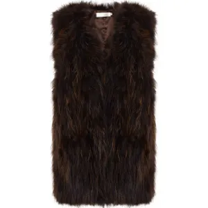 Layers Paris fox fur gilet Size M