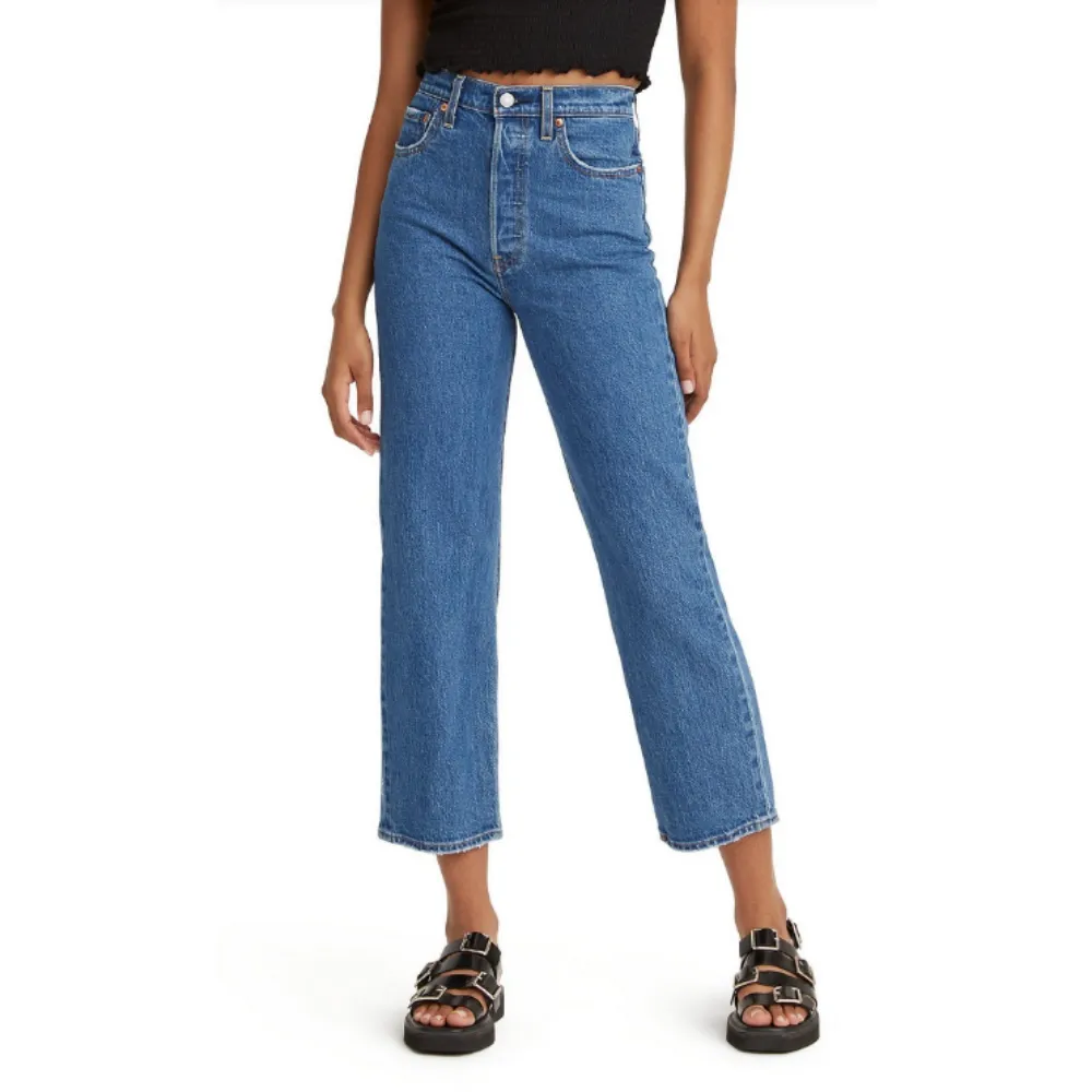 Levis Ribcage Straight Ankle Jeans