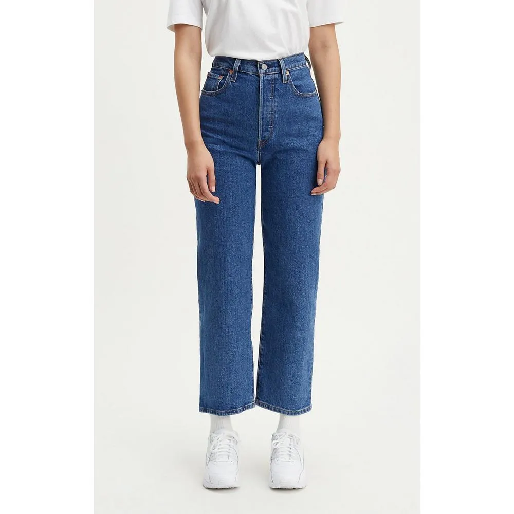 Levis Ribcage Straight Ankle Jeans