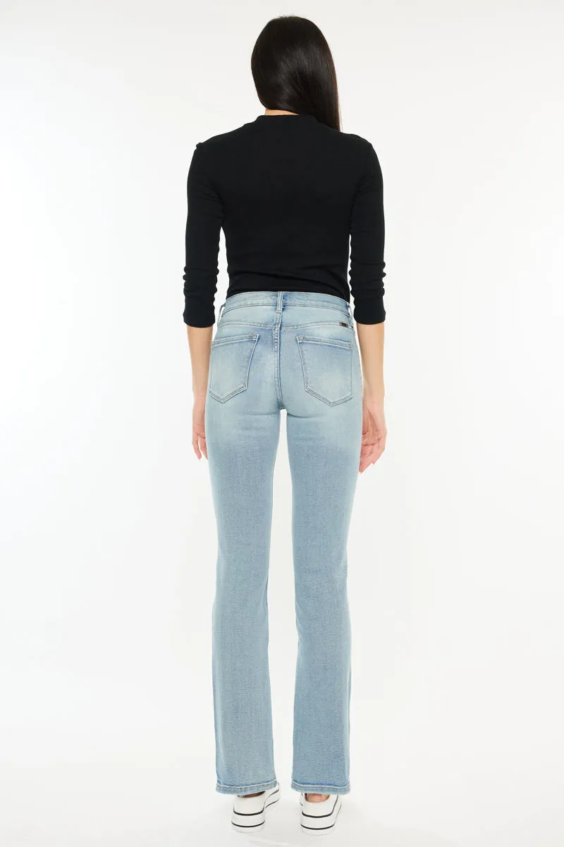 Lilybeth Mid Rise Y2K Bootcut Jeans (Petite)