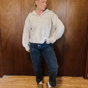 London Chunky Collared Sweater