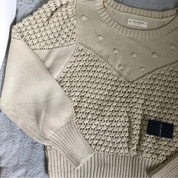 Lucky brand chunky knit sweater
